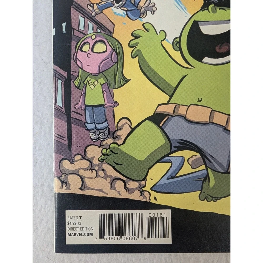 Marvel Champions #1 Skottie Young Variant Baby Cover Miles Morales Hulk NM Range